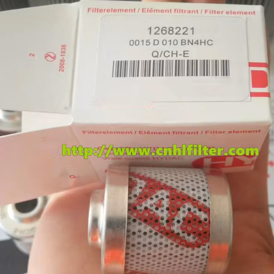 China-Hersteller für Ersatz-Hydraulikpatronenölfilter Hyd 0015D010bn4hc 1268221 für Dampfturbine